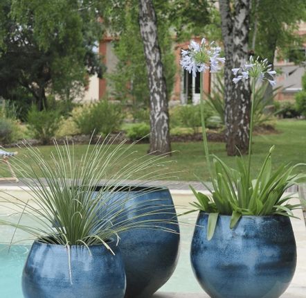 Pots de fleurs - Poterie ronde BAHIA - LES POTERIES D'ALBI