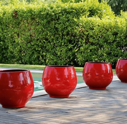 Pots de fleurs - Poterie ronde BAHIA - LES POTERIES D'ALBI