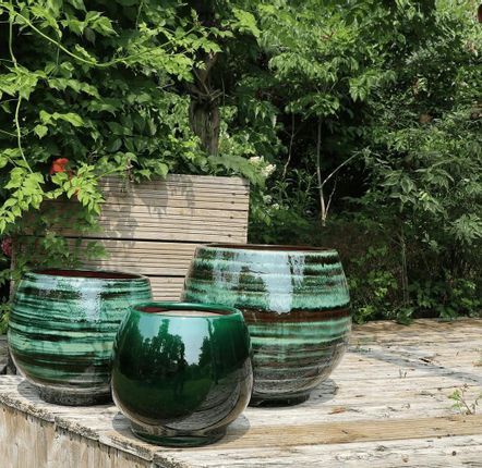 Pots de fleurs - Poterie ronde BAHIA - LES POTERIES D'ALBI