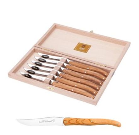 Gifts - Laguiole table knives - Claude Dozorme - Set of 6 knives - LAGUIOLE CLAUDE DOZORME
