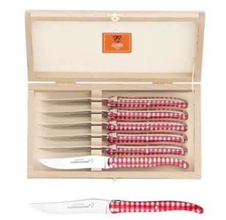 Gifts - Laguiole table knives - Claude Dozorme - Set of 6 knives - LAGUIOLE CLAUDE DOZORME