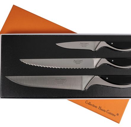 Couteaux - Couteaux Haute Cuisine - Claude Dozorme - Coffret de 3 couteaux - LAGUIOLE CLAUDE DOZORME