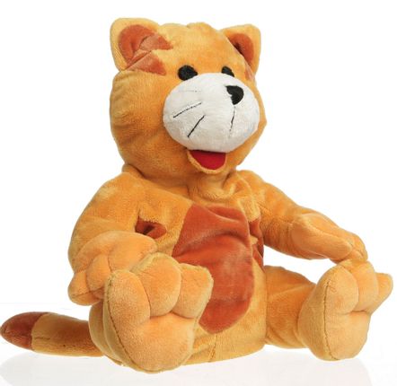 Peluches - Cherry Belly Cuddly Chat Oreiller en noyaux de cerises - Lavable - INATURA