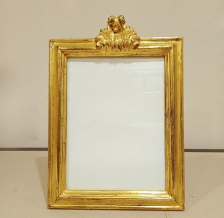 Art photos - PHOTOFRAME "CIUFFO" - SMALL - AVAILABLE IN SILVER AND GOLD FINISHING - CASTORINA 1895