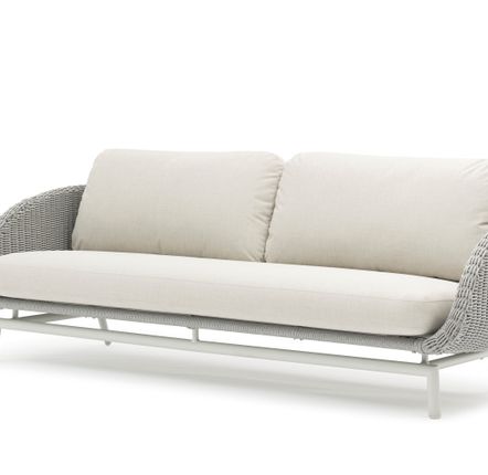 Lawn sofas   - SCOOP 3 seater sofa - COUTURE JARDIN