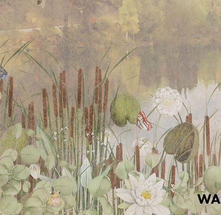 Wall trompe l'oeil - Wallpaper - CHARME - WALLYART