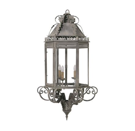 Accessoires de déco extérieure - Lanterne en fer forgé - GUADARTE