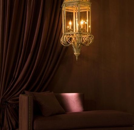 Accessoires de déco extérieure - Lanterne en fer forgé - GUADARTE