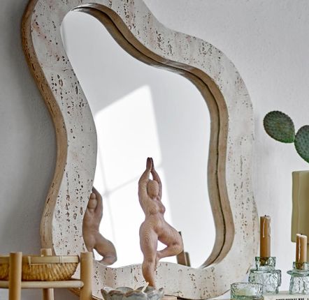 Miroirs - Meg Miroir mural, Nature, Résine - BLOOMINGVILLE MULTIBRAND HOUSE