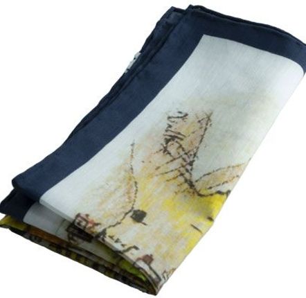 Serre-tête - Pochette avec dessin voile imprimé de la carte topographique de Ginosa - G. INGLESE