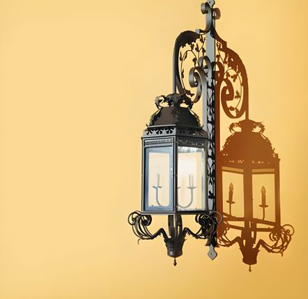 Accessoires de déco extérieure - Lanterne en fer forgé - GUADARTE