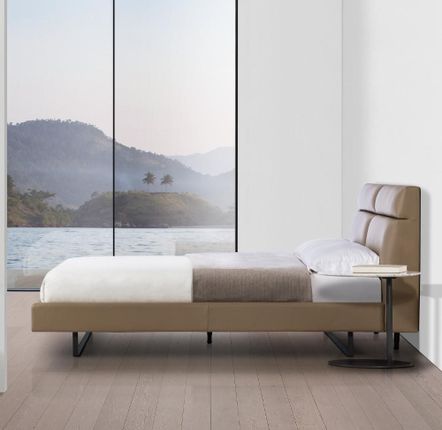 Lits - Camerich Lit Amor Cuir - Matelas 180 cm - GREGOIR RÊVE