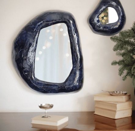Mirrors - Ceramic mirror BREBENESKUL - GALERIE SANA MOREAU