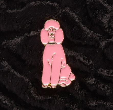 Brooches - Pin Poodle pink - PINPINPIN.IT