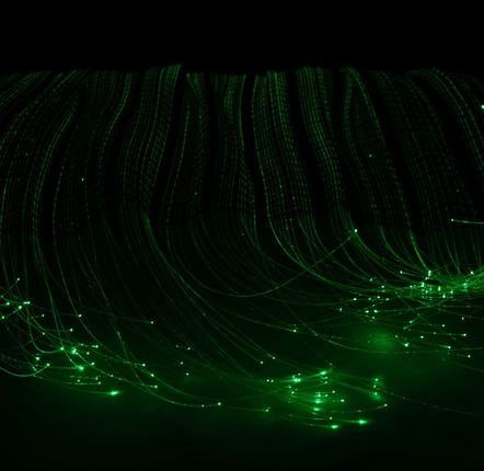 Objets design - Lampe textile BOREALIS avec fibre optique - RIR & CO TEXTILE DESIGN