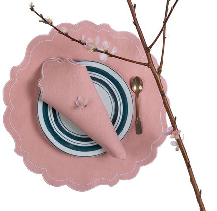 Table linen - Placemat Victoria Smooth - LA GALLINA MATTA