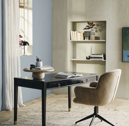 Writing desks - EMS desk w/2 drawers, S - black - NORDAL
