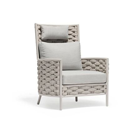 Fauteuils de jardin - Fauteuil de jardin avec repose-pieds LOOP - COUTURE JARDIN