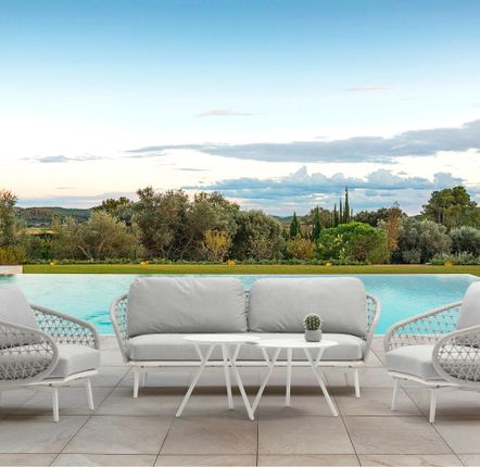 Lawn sofas   - CUDDLE garden furniture - COUTURE JARDIN