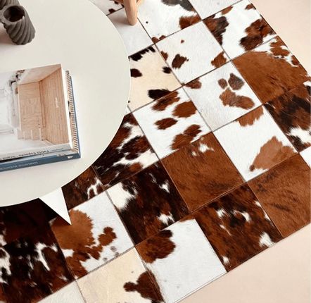 Tapis sur-mesure - Peau de vache patchwork Normand - MAISON THURET
