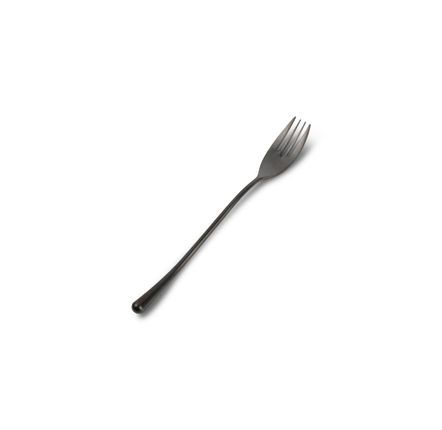 Forks - Dessert fork matte black Revive - set/6 - FINE2DINE (F2D)