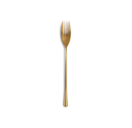Forks - Dessert fork matte gold Revive - set/6 - FINE2DINE (F2D)
