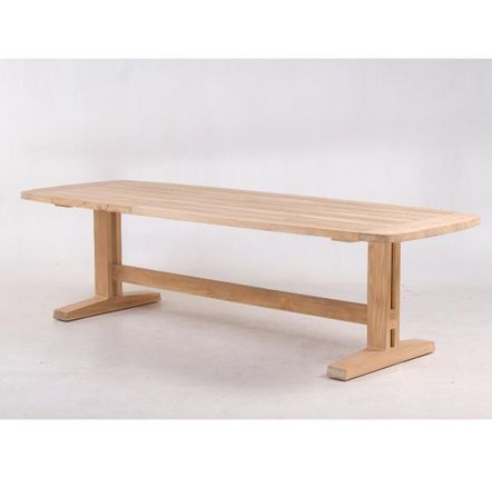 Tables de jardin - Table de salle à manger Tadoussac 280 cm pour l'extérieur - GREGOIR LIFESTYLE