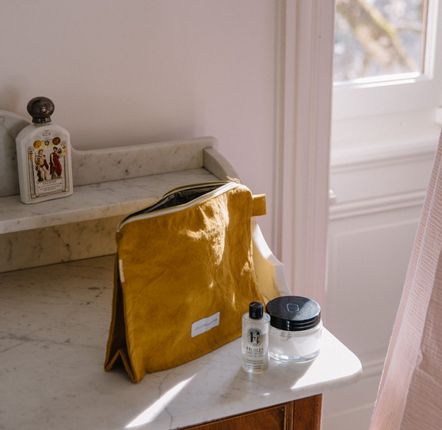 Clutches - Toiletry bag made of thick organic cotton canvas - LES PENSIONNAIRES