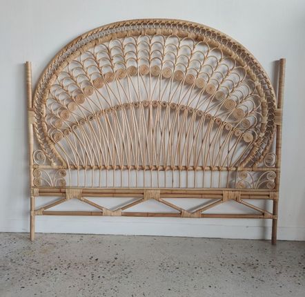 Têtes de lit - Tête de lit en rotin Peacock, L:160cm, H:141cm - OFFICE OBJETS