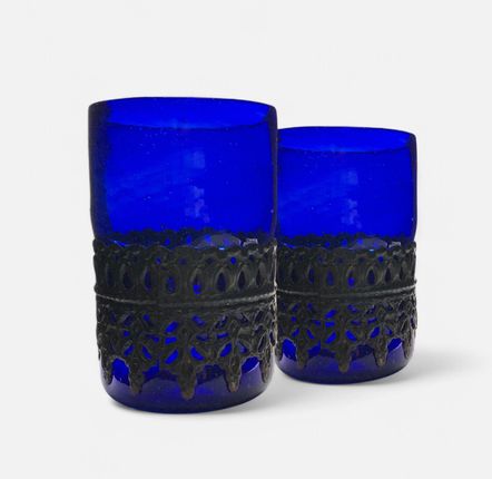 Mugs - Alexa Set of 2 – Handmade Recycled Glass Cups - Unique & Eco-Friendly - MAISON ZOE