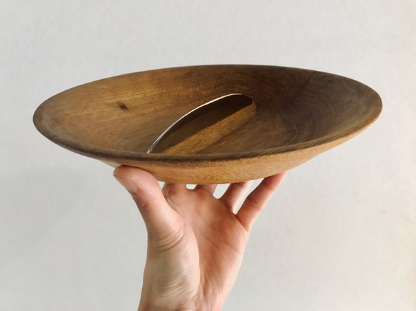  - Assiette en chêne