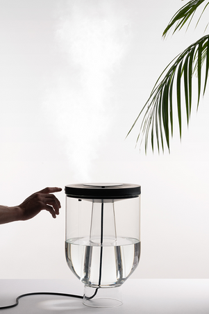  - Humidificateur d'air et vase en verre