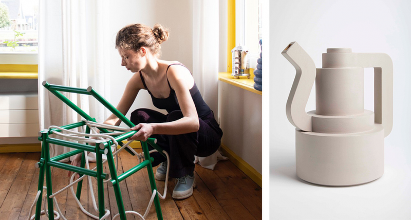  - Plakkenpot.. coffee pots, made from coated abachi wood