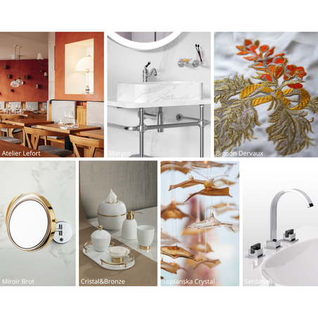 - Atmosphère raffinée et sélection haut de gamme de produits fabriqués en France font de la Salle de Bains Française le plus sélectif des concepts store parisiens dédiés à l’univers du bain.