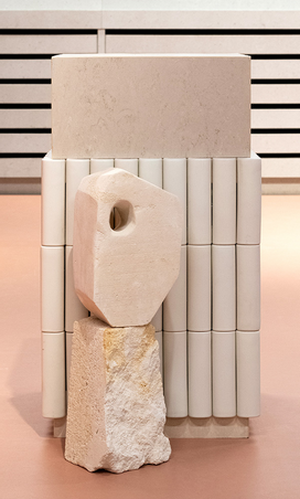  - Exhibition &quot;Matières vivantes&quot; by Audrey Guimard scenography En Bande organized at Atelier Tarkett