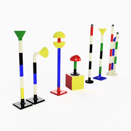  - Modular ceramic lamp collection by Adélie Ducasse