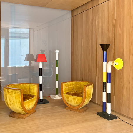  - Ceramic light sculptures in a wood box