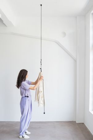  - Knotted Coat Rack - black