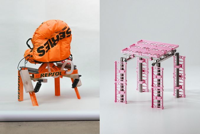  - Chaise Spring Series / tabouret 3D lace