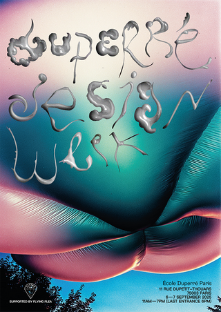  - Affiche Duperré Design Week 2025