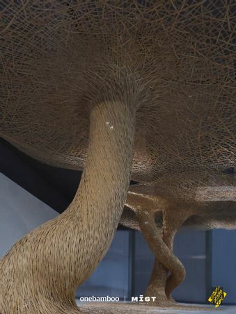  - Arbre en Bambou Tressé