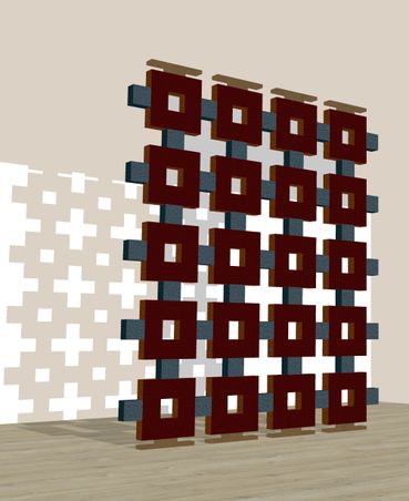  - Totem claustra TRAME 01 Andrée Bracq Studio