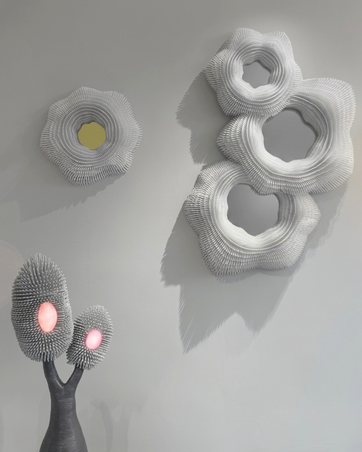  - Sea Anemone Mirrors and Light Sculpture by Pia Maria Raeder