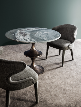  - Etna C bronze dining table and Kate dining chairs