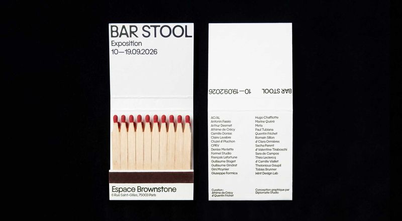  - BAR STOOL allumettes