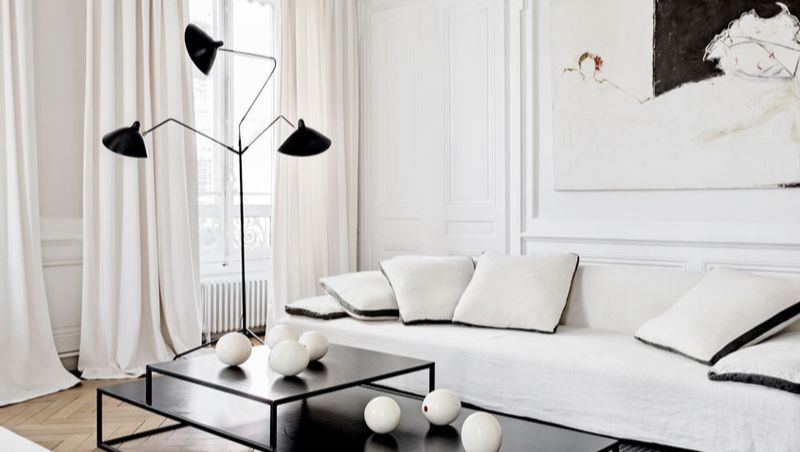 DISDEROT - Three arms standing lamp - Édition Serge Mouille