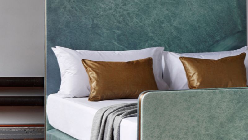 SAVOIR BEDS - Savoir X Bill Amberg - Ocean