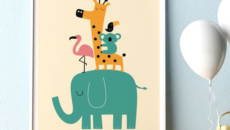 WALL EDITIONS - Affiche d'art 50 x 70 cm - Moving On - Andy Westface