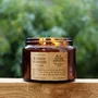 Objets de décoration - Bougie No. 8 : 400g - POUDRE D'ETOILES - Bois de Santal + Jasmin - LA BOUGIE HERBIVORE