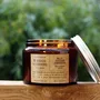 Objets de décoration - Bougie No. 8 : 400g - POUDRE D'ETOILES - Bois de Santal + Jasmin - LA BOUGIE HERBIVORE